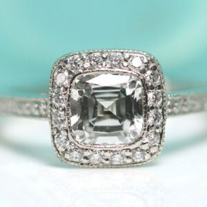0.86ct Tiffany & Co. Legacy Cushion Cut Diamond Engagement Ring