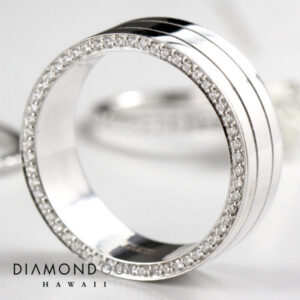 Signature Diamond Guy Men's Design: "Diamond Rims" Custom Ring