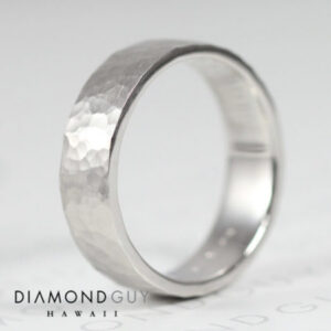 Signature Diamond Guy Men's Design: "Christiansen" Hammer Finish