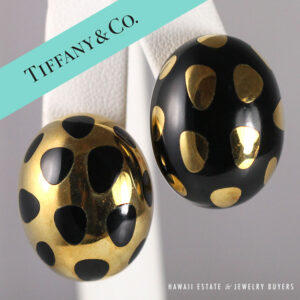 Tiffany & Co. Rare Vintage Angela Cummings Positive Negative Earrings