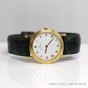 Ladies 28mm Blancpain Villeret 18k Alligator Mechanical Swiss Watch w/ Appraisal