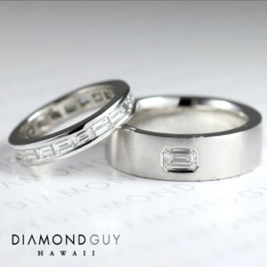 Diamond Guy Custom Emerald Channel Set Eternity Band