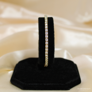 12.3g 14KYG 4.30ctw DIAMOND TENNIS BRACELET 7 INCHES