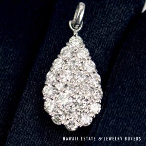 2.00ctw Diamond Platinum Pendant