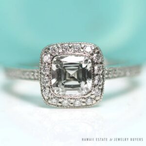 0.86ct Tiffany & Co. Legacy Cushion Cut Diamond Engagement Ring
