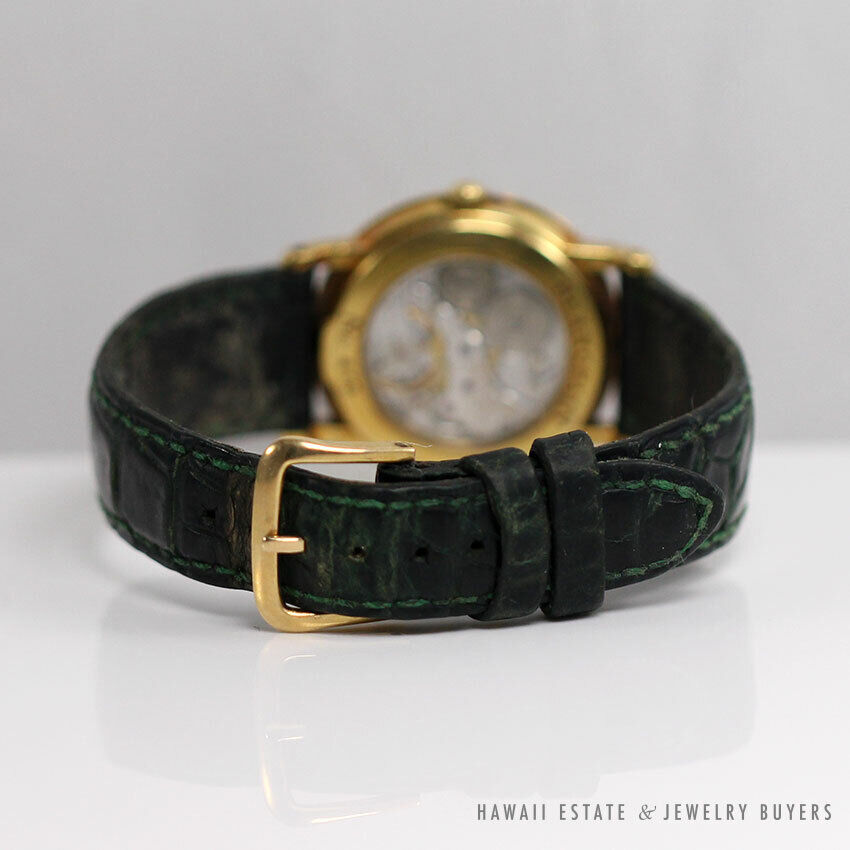 Ladies 28mm Blancpain Villeret 18k Alligator Mechanical Swiss Watch w/ Appraisal - Image 7