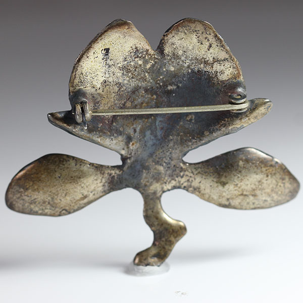 Ming's Silver Flower Brooch - Image 2