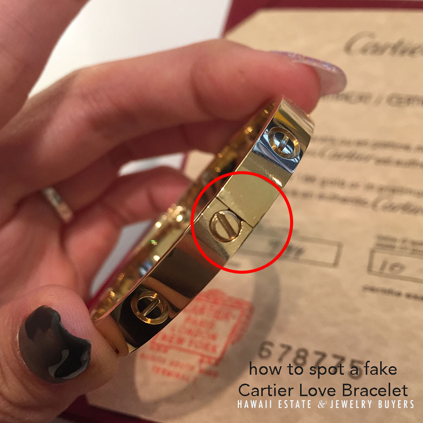 How to Spot a Fake Cartier Love Bracelet