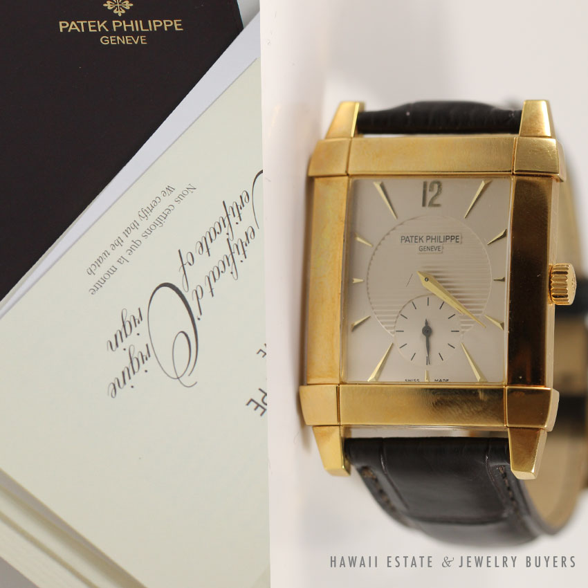 PATEK PHILIPPE 5111 GONDOLO MANUAL WINDING 18K YELLOW GOLD MEN'S WATCH W/ PAPERS