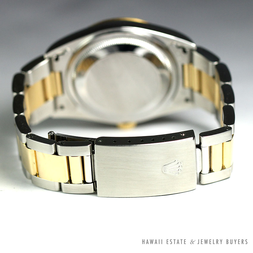 ROLEX DATEJUST REF 16233 18K YELLOW GOLD & STAINLESS STEEL AUTOMATIC 36MM WATCH - Image 4