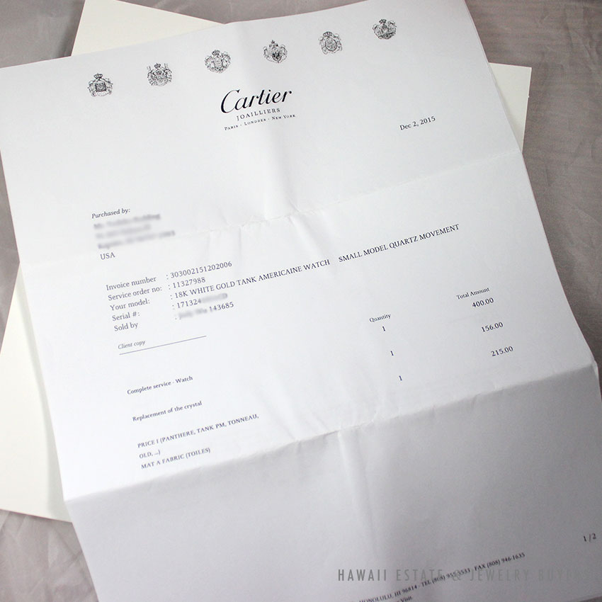 CARTIER TANK AMERICAINE 18K WHITE GOLD W/ FULL BOX & PAPERS - Image 4