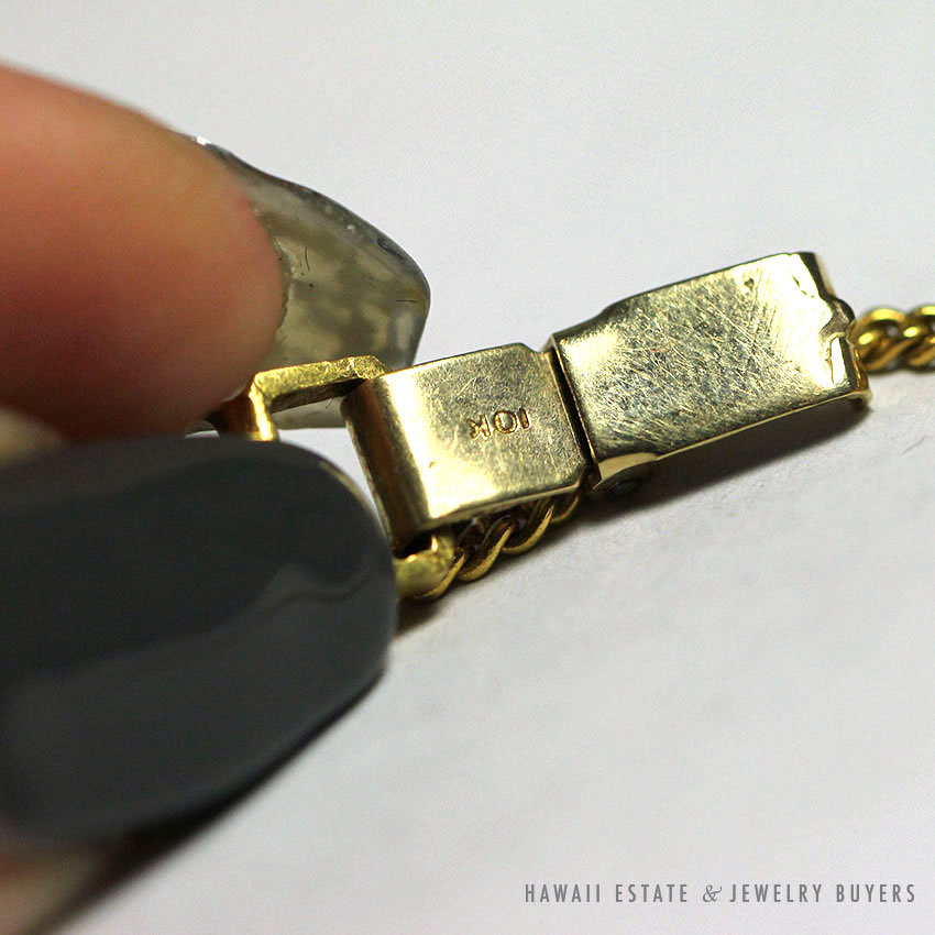 NATURAL GREEN JADEITE JADE CHINESE GOOD LUCK 22K YELLOW GOLD BRACELET - Image 4