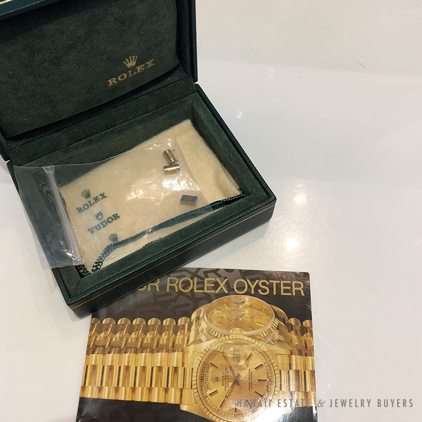 ROLEX DATEJUST 36MM SS & 18K YELLOW GOLD TWO TONE CHAMPAGNE DIAL REF 16233 WATCH W/ BOX - Image 3