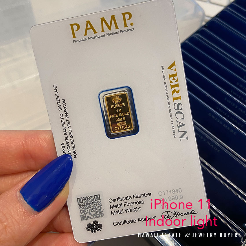 BOX OF 25 PAMP SUISSE 1 GRAM 999.9 LADY FORTUNA VERISCAN (IN ASSAY) - Image 3