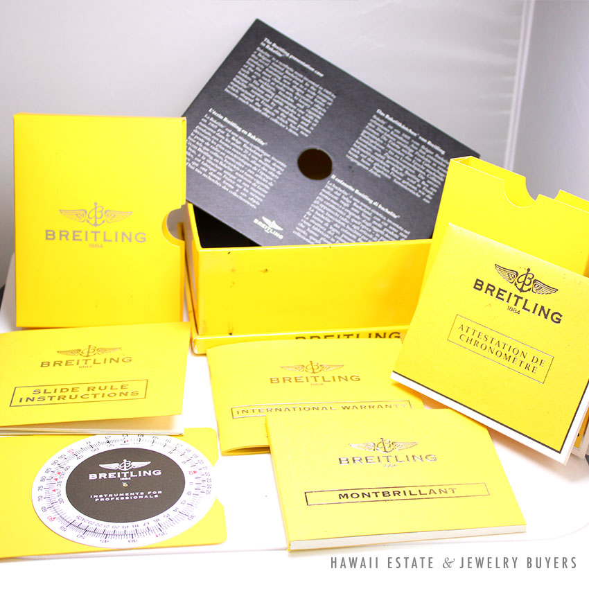 Breitling Navitimer Montbrillant A41330 Steel 38mm Watch with Box & Papers - Image 3