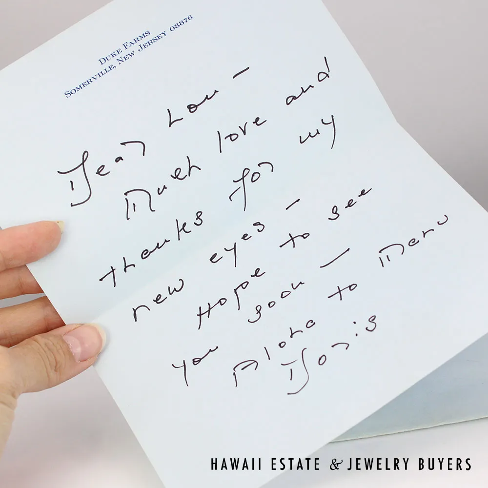 Close-up of the pictured handwritten letter.