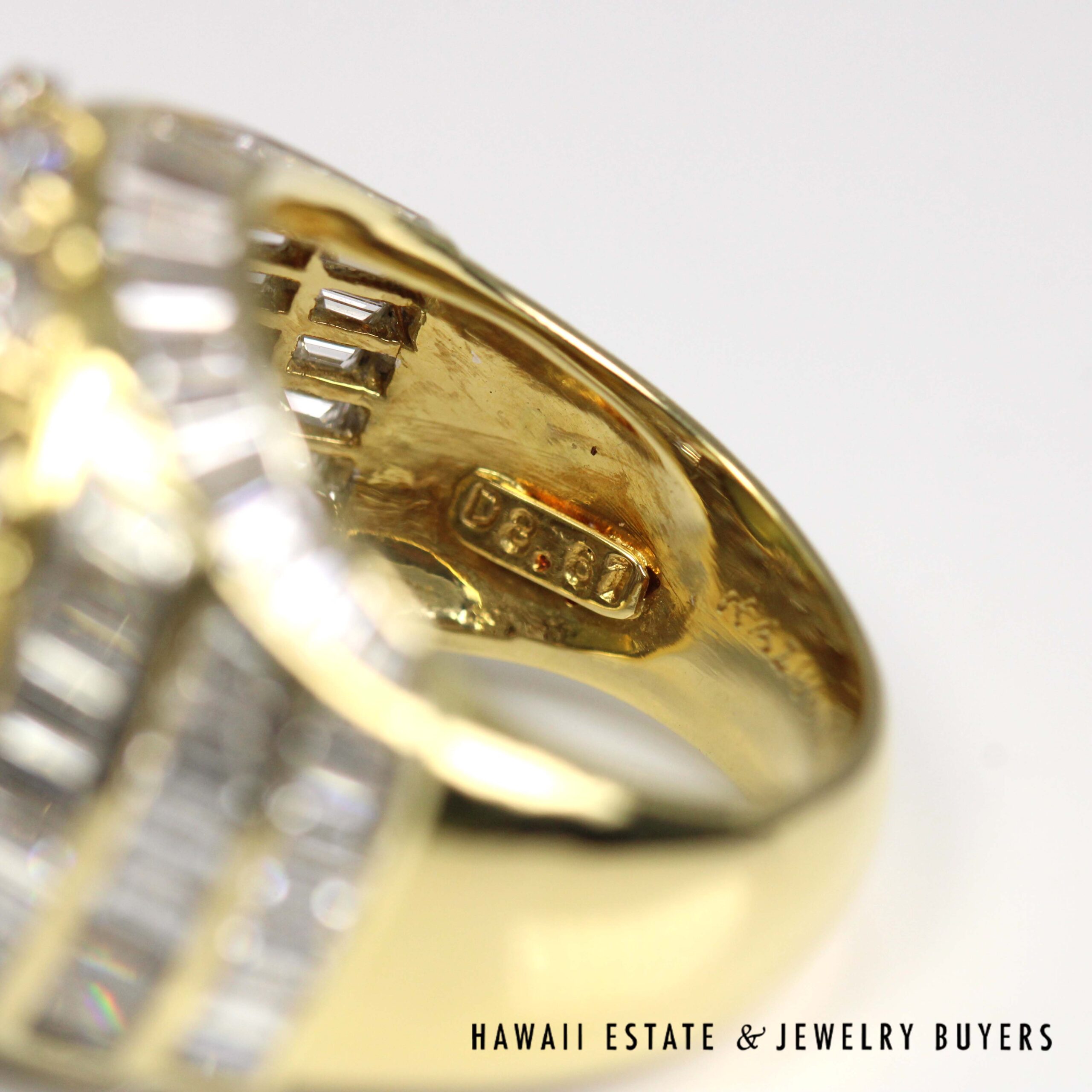 GIA 17.87ct Cat's Eye Crysoberyl 8.67ctw Diamond 18K Yellow Gold Gents Ring Size 7.5 with Appraisal - Image 7