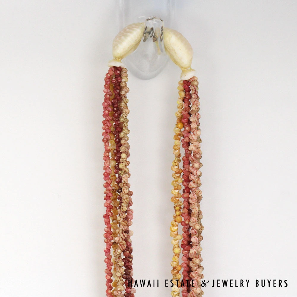 niihau shell lei and bracelet set
