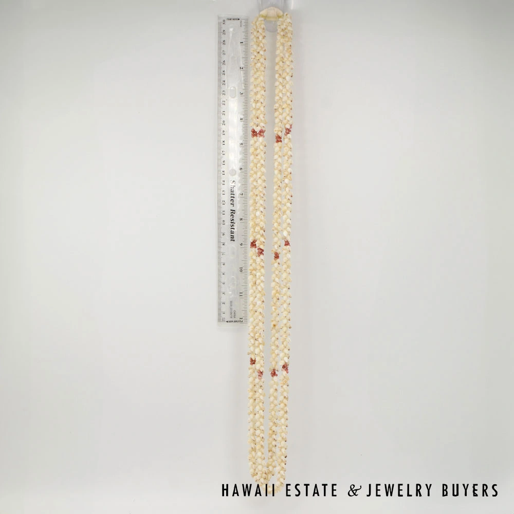 Roselani Ni'ihau Shell Lei