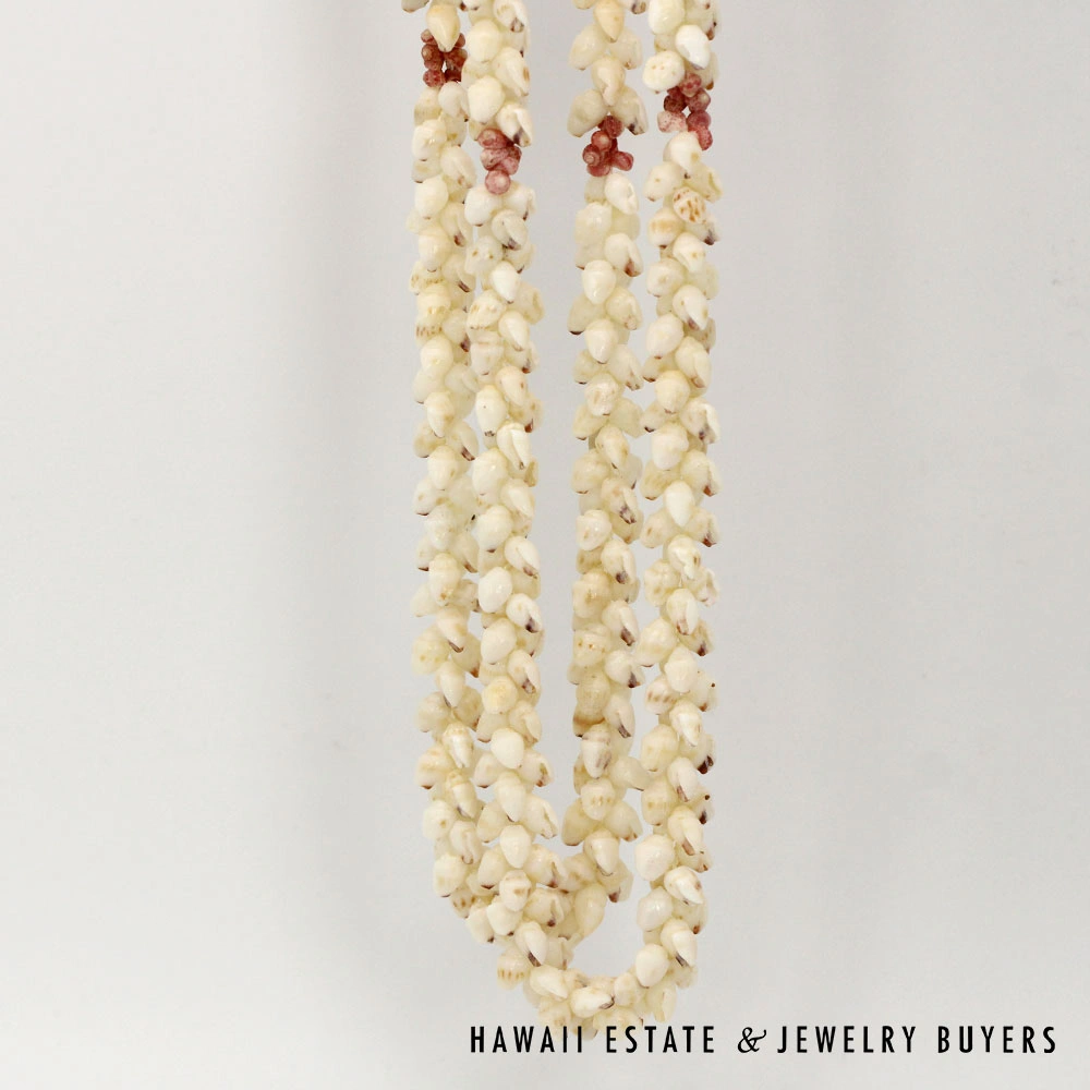 Roselani Ni'ihau Shell Lei