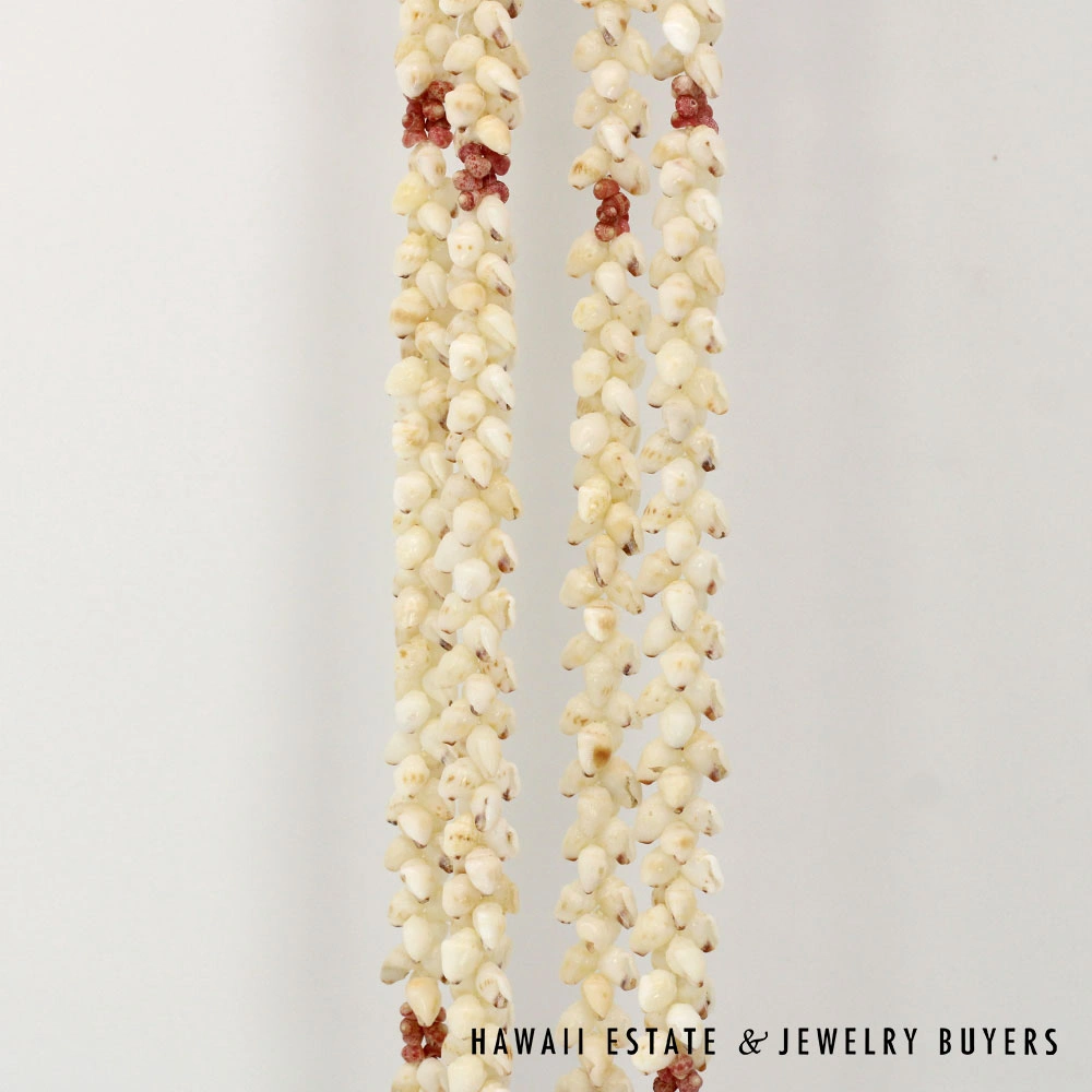 Roselani Ni'ihau Shell Lei