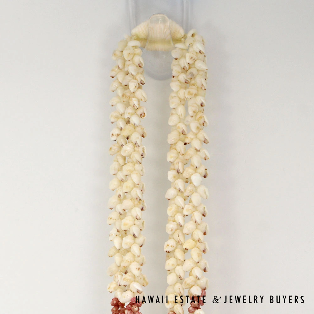 Roselani Ni'ihau Shell Lei