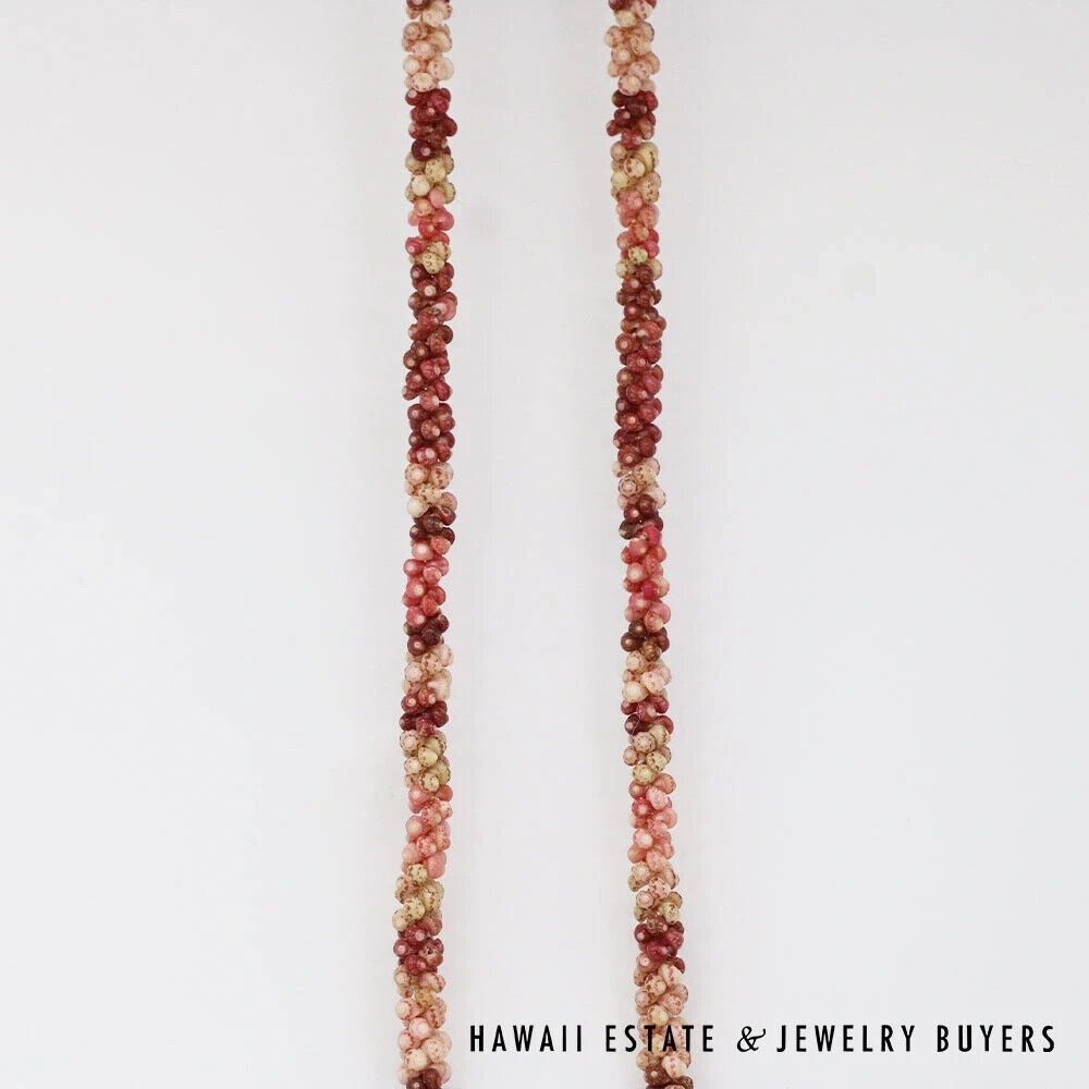 Ni'ihau Shell Choker Necklace and Earring Set: Kahelelani 18 inches #070621-01 - Image 5