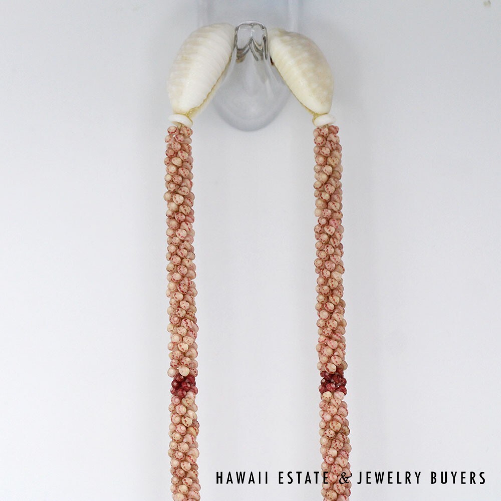 Multi-Color Ni'ihau Shell Kahelelani Poepoe Necklace 20 Inch - Image 5