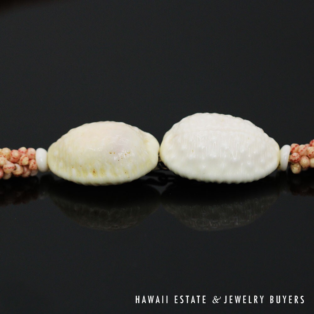 Multi-Color Ni'ihau Shell Kahelelani Poepoe Necklace 20 Inch - Image 7