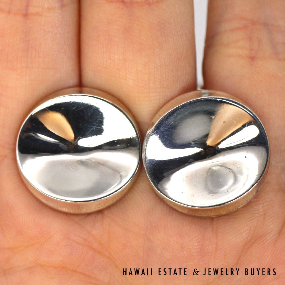 Georg Jensen Sterling Silver Cuff Links #022824-02 - Image 2