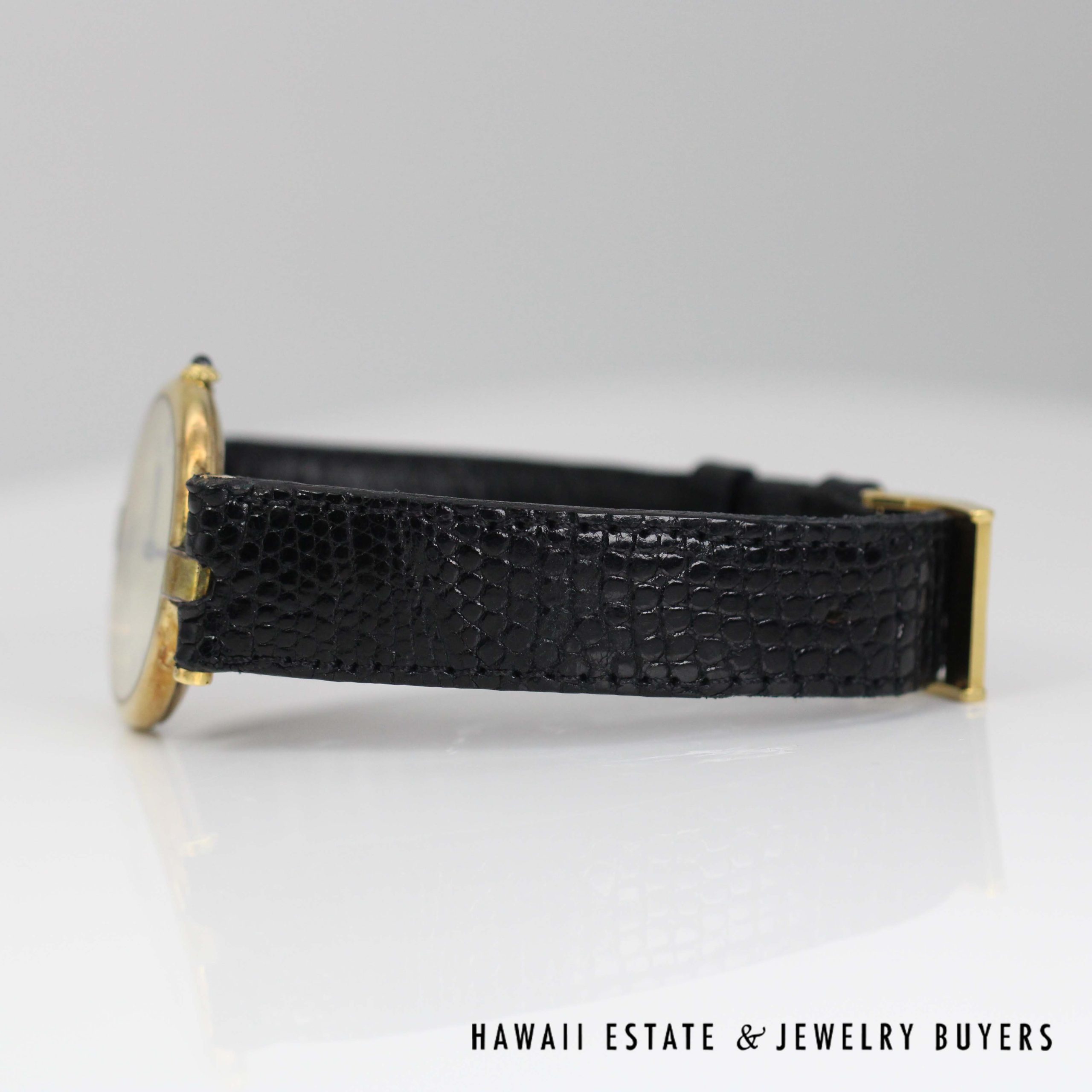 Must De Cartier Vermeil Watch Round Dial & Roman Numerals - Image 11