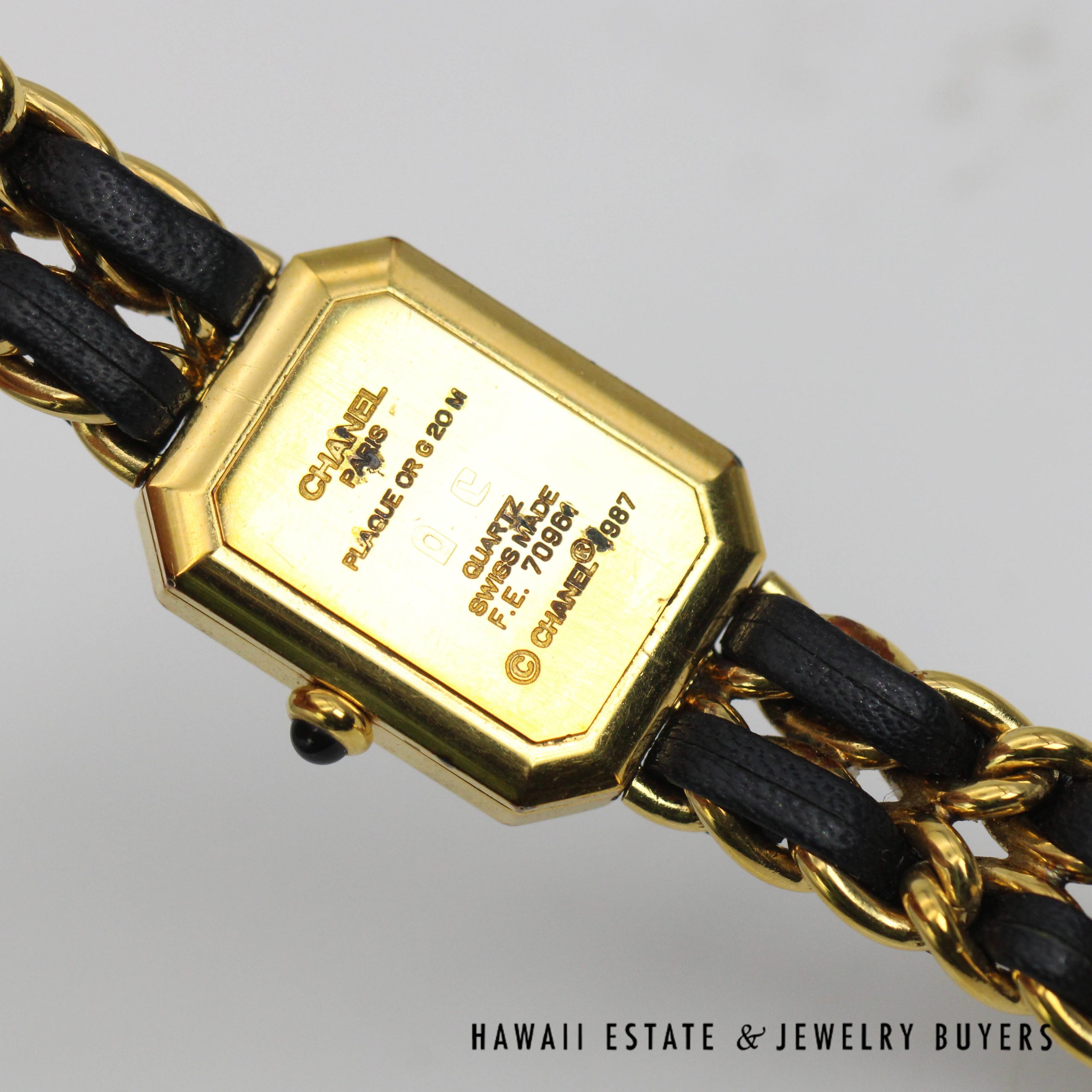 ダフィJ　CHANEL CLAT PREMIER トライアルセット⑧ Chanel Premier Quartz Watch With Box Size L - Hawaii Estate
