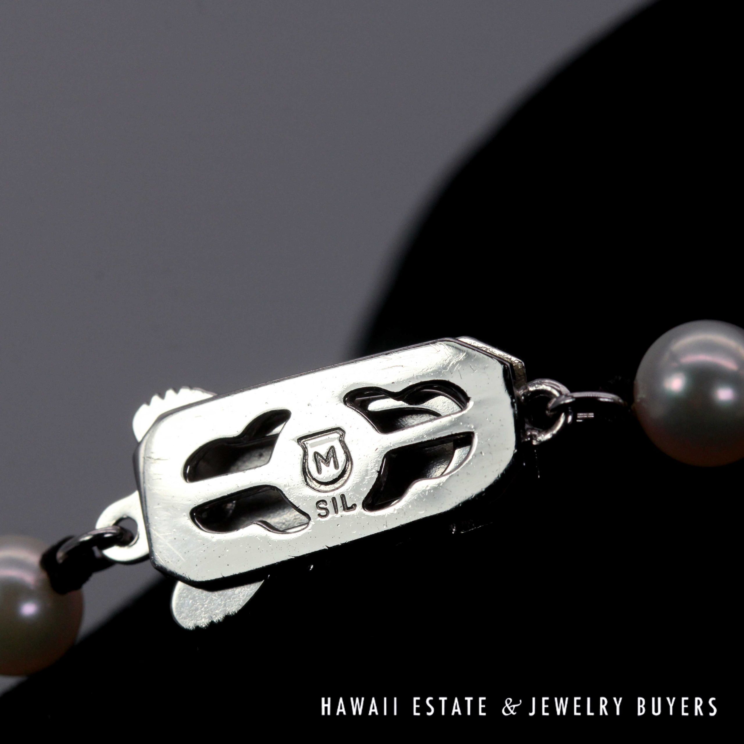 Mikimoto AAA Cultured Pearl Necklace Graduates from 5.5mm-8.5mm 18