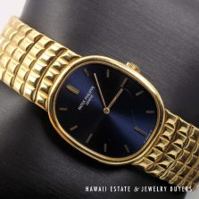 Patek Philippe Golden Ellipse 3848 18K Yellow Gold Men's Watch Circa 1998