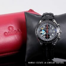Omega Speedmaster Triple Date 39mm Stainless Steel on Leather Strap Gents Watch