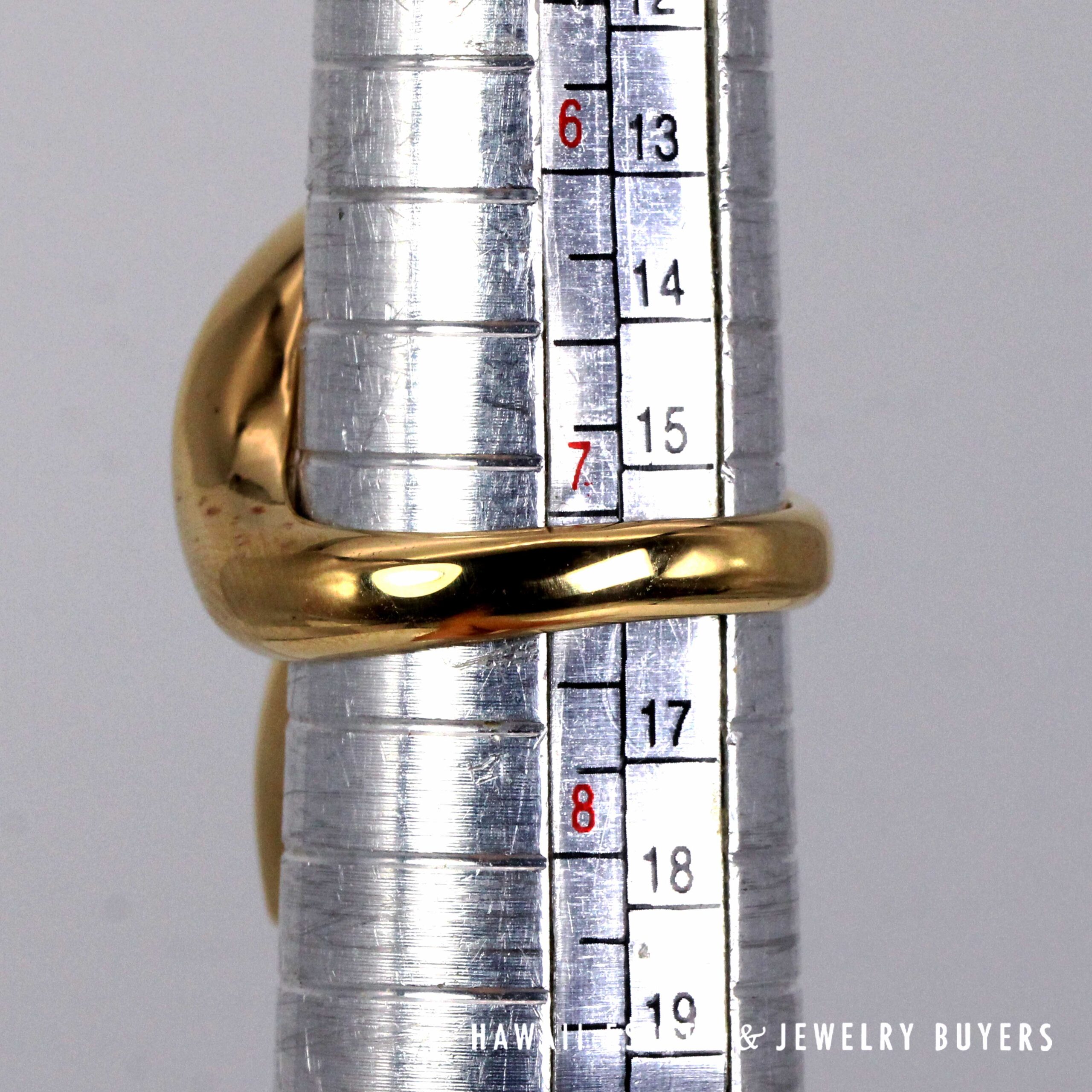 Bvlgari 5ctw Quartz & Madeira Vintage Moi Et Toi 20K Yellow Gold Ring Size 7.25 - Image 10