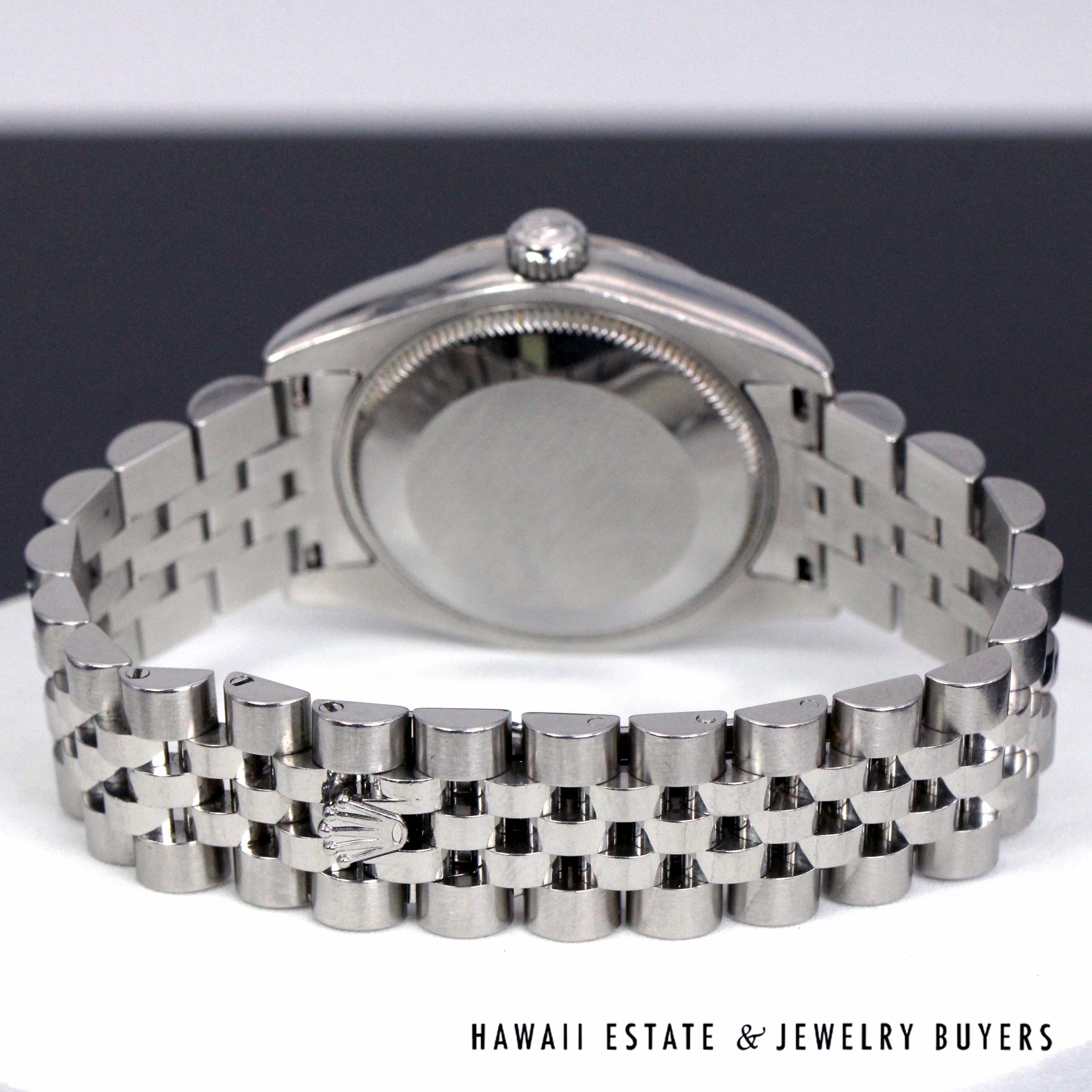 Rolex 31mm Salmon Dial Roman Numeral Jubilee Watch REF 178274 Stainless Steel Circa 2011-2019 With Box - Image 8