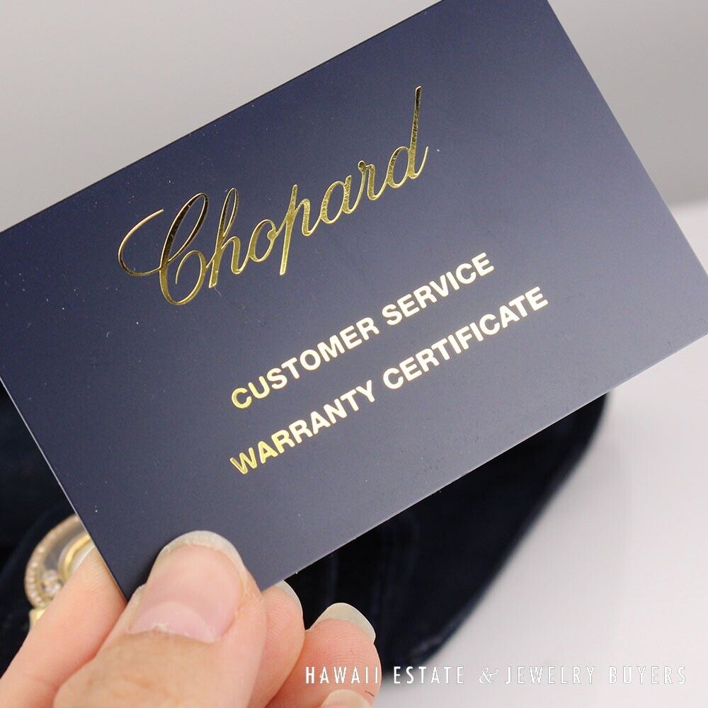Chopard Happy Diamonds 18K Yellow Gold Ribbon Watch Ref 205336 - Image 3