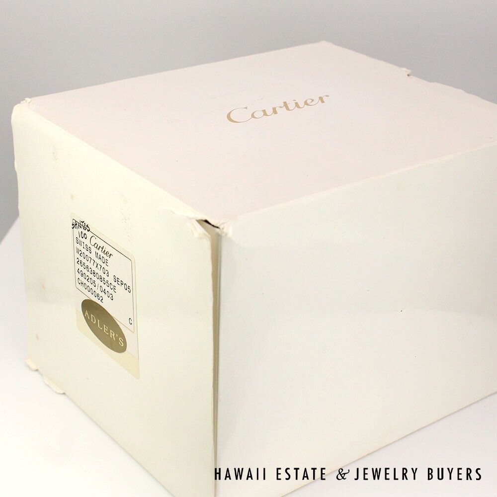Cartier Santos XL Two Toned Automatic Leather Strap Watch w/ Box & Papers - Image 2