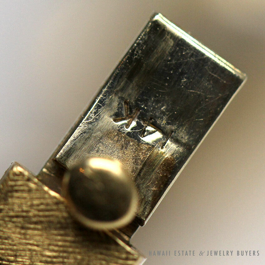 Natural Sapphire & Diamond 14K Yellow Gold & Platinum Hinged Bangle - Image 8