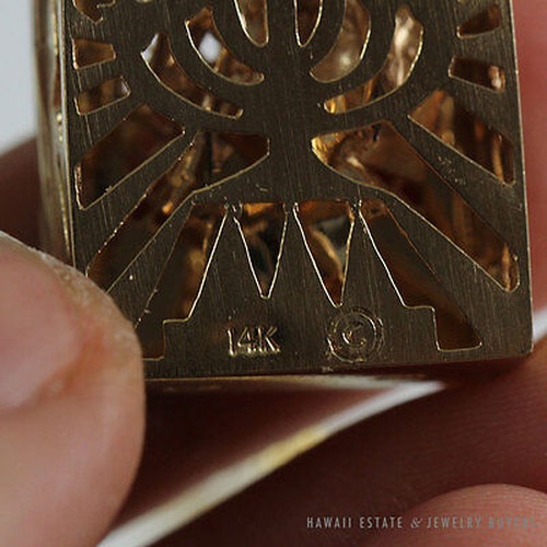 Diamond Star of David Opening Doors Moses Menorah 14K Gold Pendant Necklace - Image 5