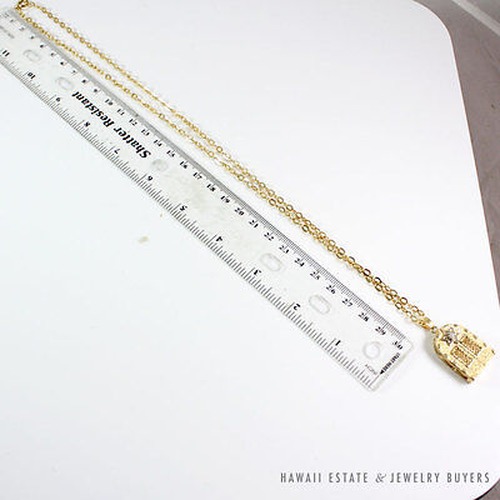 Diamond Star of David Opening Doors Moses Menorah 14K Gold Pendant Necklace - Image 11
