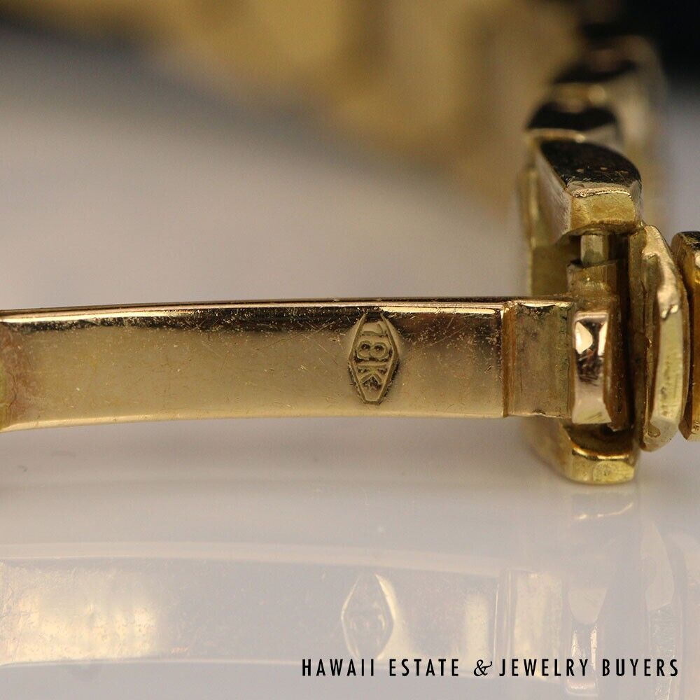 Chopard Happy Diamonds 18K Yellow Gold Ribbon Watch Ref 205336 - Image 10