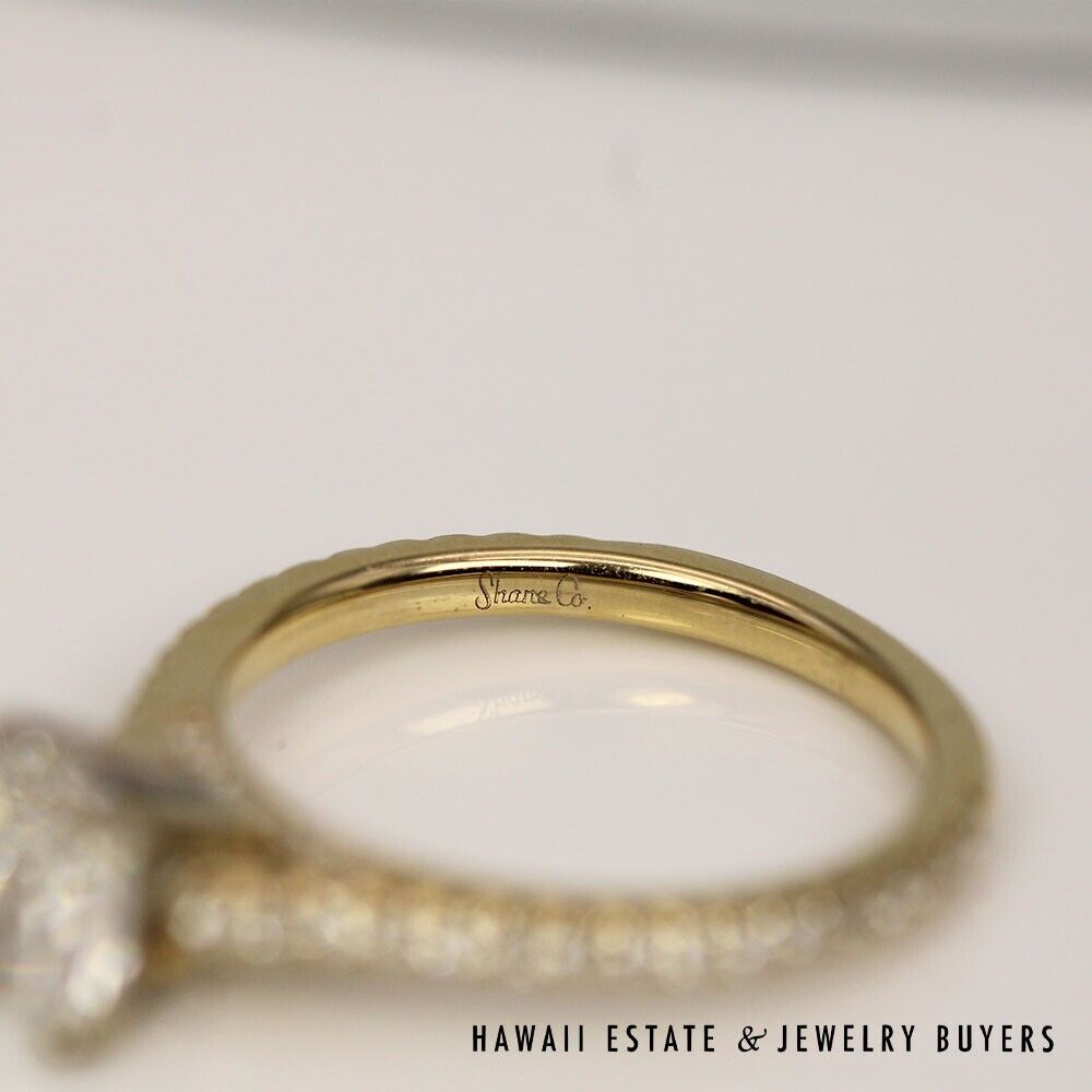 GIA 0.90CT Radiant Diamond 14K Yellow Gold Engagement Ring Size 6 - Image 7