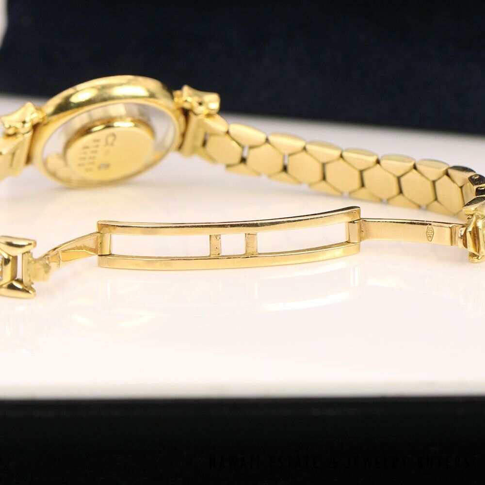 Chopard Happy Diamonds 18K Yellow Gold Ribbon Watch Ref 205336 - Image 9