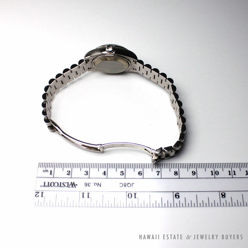 ROLEX DATEJUST REF 179179 DIAMOND MARKERS 18KW MOP AUTOMATIC JUBILEE BRACELET - Image 11