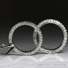 Michael B. Diamond Paris 3 sided diamond Pave Rings