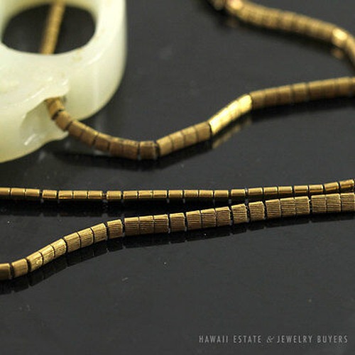 Nephrite Jade Cicada Pendant Necklace 16 Inch with 18K Gold Chain & Appraisal - Image 4