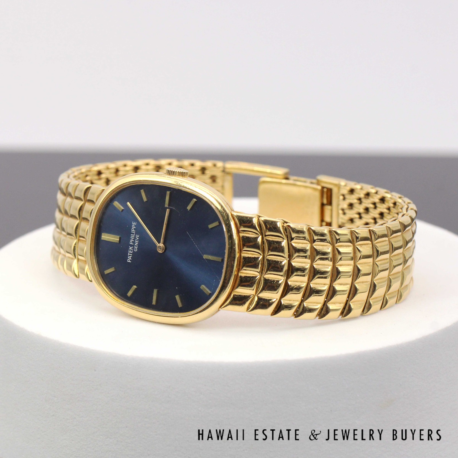Patek Philippe Golden Ellipse 3848 18K Yellow Gold Men's Watch Circa 1998 - Image 3