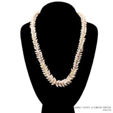 Ni'ihau Shell Lei Torch Ginger 21 Inch